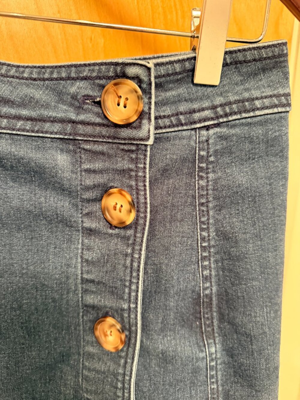 Sezane denim skirt - Picture 6 of 12